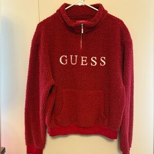 Guess Sherpa Half-Zip Pullover